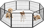 BestPet Dog Playpen 24 Inch 8 Panels Heavy Duty Metal Pet Exercise Pen Indoor by BestPet