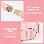 TDTOK Stylish Leather Dog Collar, Comfortable Soft PU Leather Dog Collars - Image 4