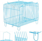 Kisangel Metal Bird Travel Cage Small Bird Cage Portable Carrier Storage s - Image 9