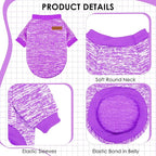 1 Pc Dog Sweaters for Small Dogs Girl Boy Winter Fleece Clothes Warm Soft Dog - Image 3