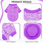 1 Pc Dog Sweaters for Small Dogs Girl Boy Winter Fleece Clothes Warm Soft Dog - Image 4