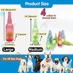 Cute Tough Dog Toy Rubber Bottle Squeaky Dogs Chew Toy Long Lasting Interactive - Image 3