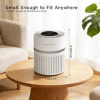 MEGAWISE Air Purifier for Large Rooms, 25db Filtration System Cleaner Odor - Image 6
