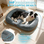 Cute Dog Bed for Medium Dogs, Orthopedic Rectangle Dog Bed - Image 5