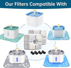 Cat Water Fountain Filter, 84 oz/2.5 L Replacement Filter - Image 2