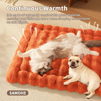 Self-Warming Dog Bed, Plush Faux Fur Mat - Image 3