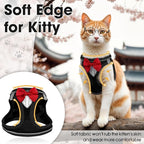 Cat Vest Harness and Leash Set for Walking Escape Proof, Adjustable Kitten - Image 2