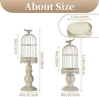 Birdcage Candle Holder Decorative Bird Cages - Image 5