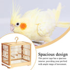 2025 New Carry Cage for Parakeet Portable 30x23x26cm Bird Travel Carrier Cage - Image 2