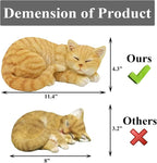 Garden Decor Cat Statue Outdoor Statue, Cat Figurines Garden Statues & - Image 3