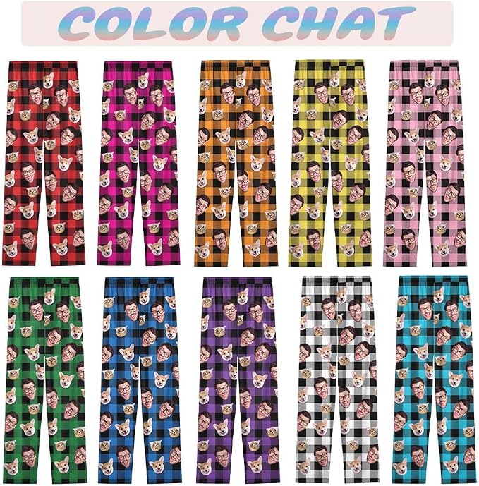 Custom Pajamas Pants with Photo - Image 2