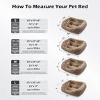 INVENHO Dog Bed Medium Size, Orthopedic Warming Soft Calming Sleeping Durable - Image 5