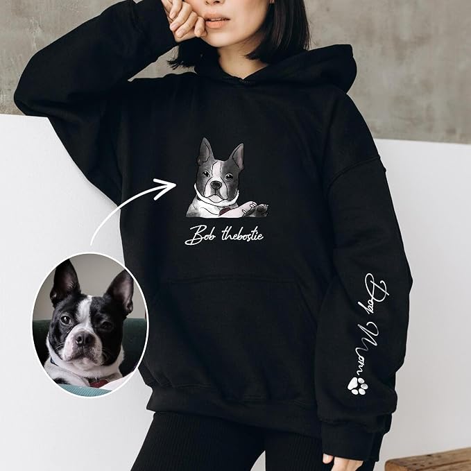 CHIARA CONTI11 Custom Dog Hoodie, Custom Pet Gifts, Custom Dog Shirt, Custom - Image 2