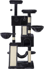 SHA CERLIN 65in Larger Cat Tree Tower Condo - Image 9