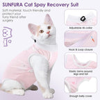 SUNFURA Cat Recovery Suit, Kitten Surgical Full Bodysuit - Image 4