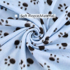 Comsmart Dog Blankets for Small Dogs, 6 Pack Puppy Blanket Cute Paw Print Pet - Image 2