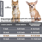 HOWWFALY Dog Collar and Cat Chain Necklace Stainless Steel Adjustable 18K Gold - Image 3