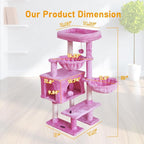 KIYUMI Cat Tree Cat Tower Condo - Image 5