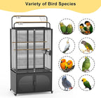 GDLF 72-Inch Bird Cage with Play Top, Parakeet Cage with Rolling Storage - Image 6