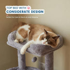 Cat Tree for Indoor Cats, 32 Inch Tall Cat Tower - Image 4