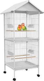 PawHut Wrought Metal Bird Cage Feeder by PawHut