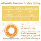 ANWA Adjustable Cat Cone Collar Soft, Cute Cat Donut Collar After Surgery - Image 2