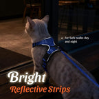Dooradar Cat Harness and Leash Set, Escape Proof Safe Adjustable Kitten Vest - Image 5
