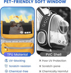 Cat and Dog Backpack Carrier, Foldable Breathable Pet Carrier Backpack - Image 5