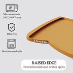 OHMO Dog Food Mat w/Residue Collection Pocket Silicone Pet Feeding Mat - Image 4