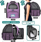 PetAmi Dog Cat Backpack Carrier, Expandable Pet Carrier Backpack - Image 2