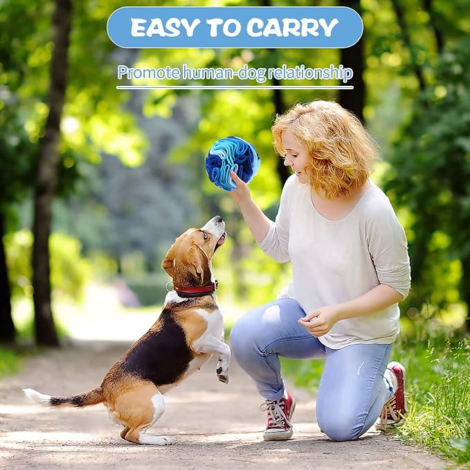 2 Packs Snuffle Ball for Dogs Stress Relief Interactive Dog Enrichment Toys Dog - Image 6