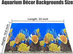 Aquarium Background Seabed Coral Rock Water Plants Fish Tank Backdrop 10 20 - Image 5