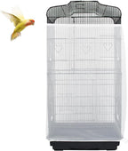 ASOCEA Large Bird Cage Seed Cather, Bird Cage Cover Adjustable Soft Airy Skirt by ASOCEA
