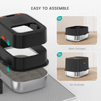Enclosed Stainless Steel Cat Litter Box - Image 4