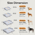 Orthopedic Waterproof Dog Bed for Extra Large Dog Sofa Comfy Pet Bed - Image 3