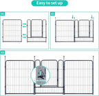 Dog Playpen, Portable Outdoor Dog Fence, Dog Playpen - Image 4