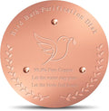 Bird Bath Copper Disk, Sturdy 1mm 99.9% Pure Copper Disk, Triple-Point Support by sonsil