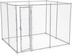 Lucky Dog 10' x 10' x 6' Heavy Duty Outdoor Welded Galvanized Steel Chain Link by LuckyDog