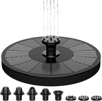 Solar Fountain, Floating Solar Powered Water Fountain Pump by AUTGA