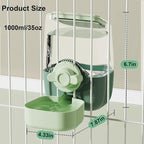 35oz Rabbit Water Bottle, Pet Hanging Automatic Water Dispenser - Image 4