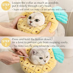 ANWA Adjustable Cat Cone Collar Soft, Cute Cat Donut Collar After Surgery - Image 5