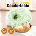 Guinea Pigs Bed Small Animal Bedding Donut-Shaped Burrowing Pet Bed Soft and - Image 3