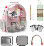 Rypet Bird Carrier Backpack Parrot Portable Breathable Bag Pet Bird Lightweight by RYPET