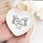 Custom Skeleton Hand Ring Dish Engagement Gift, Funny Engaged Ring Holder - Image 2
