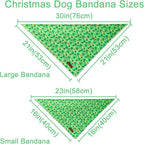 St. Patrick's Day Dog/Cat Kerchief, Shamrock Triangle Bid Scarf - Image 3