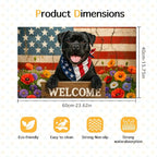 Patriotic 4th of July Flag Dog Pet Food Mat Independence Day Spill-Proof Pet - Image 6