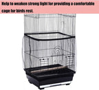 Allazone Bird Cage Seed Catcher, Large Bird Cage Cover, 75-118'' Universal - Image 6