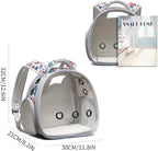 Portable Travel pet Backpack Carrier Hamster Bag Guinea Pig Bird Small Dog cat - Image 2