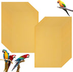 50 Pcs Gravel Liner Paper for Bird Cage, Easy Clean Pet Grinding Sandpaper for by MuxhelUS