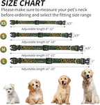 QQPETS Adjustable Soft Dog Collar: Print Flower Pink Multicolor Cute Patterns - Image 6